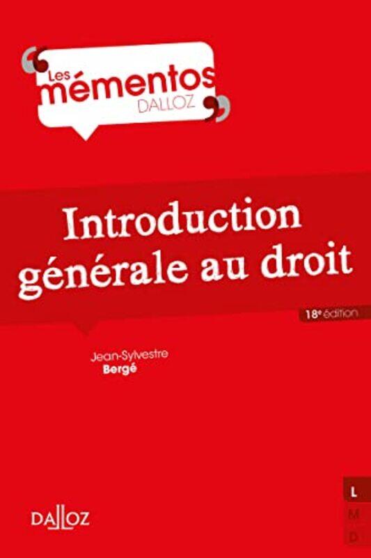 

Introduction Generale Au Droit 18Ed,Paperback By BERGE JEAN-SYLVESTRE