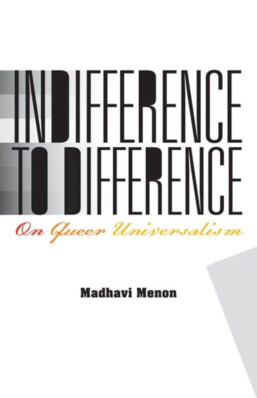 

Indifference to Difference by Madhavi Menon-Paperback