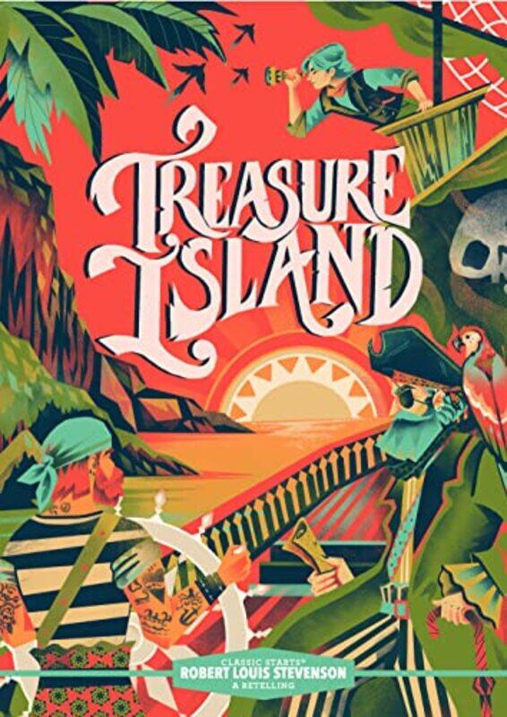 

Classic Starts Treasure Island By Robert Louis Stevens...Hardcover