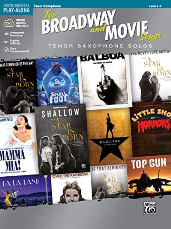 

Top Broadway And Movie Songs By Tenor Sax - Paperback