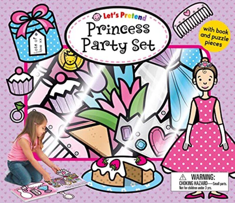 

Lets Pretend Princess Party Set (Lets Pretend),Hardcover by Roger Priddy