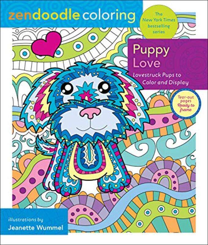 

Zendoodle Coloring Puppy Love by Jeanette Wummel-Paperback