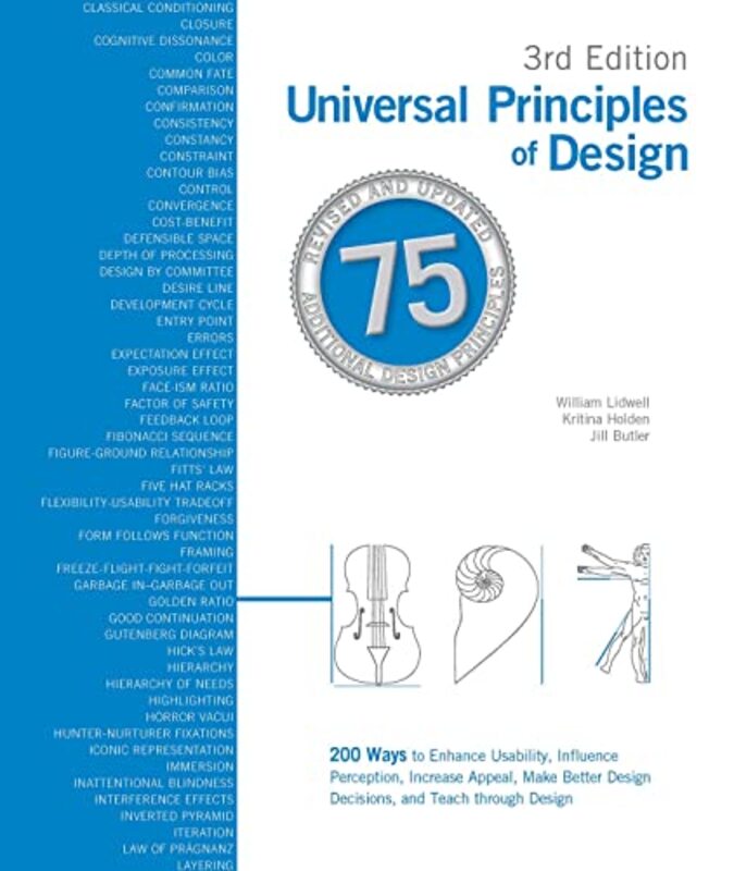 Universal Principles Of Design Updated And Expanded Third Edition by Lidwell, William Paperback