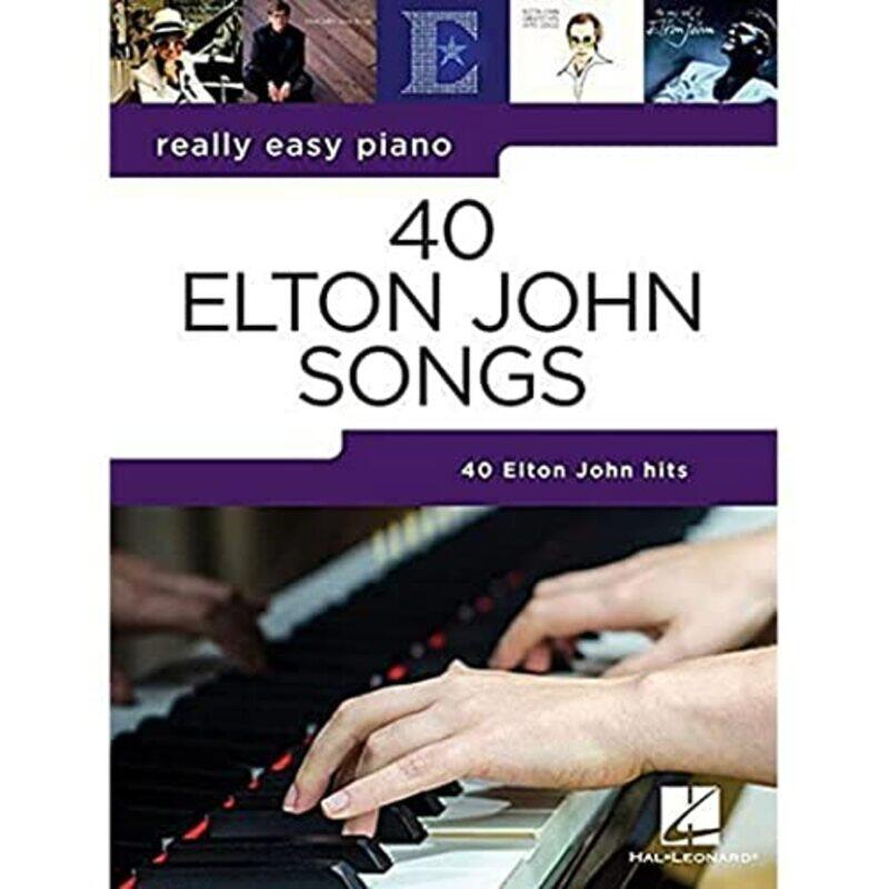 

Elton John 40 Songs For Really Easy Pian By John Elton - Paperback