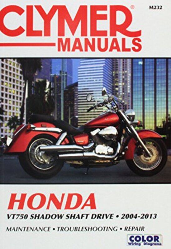 

Honda VT750 Shadow Shaft Drive Motorcycle 20042013 Service Repair Manual by Haynes Publishing-Paperback