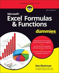 Excel Formulas & Functions For Dummies, 6th Edition , Paperback by Bluttman, K