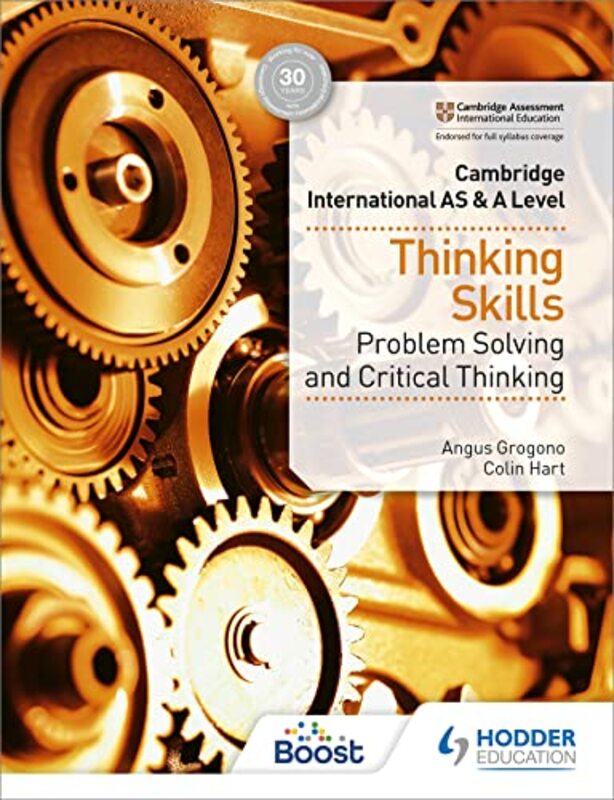 Cambridge International As & A Level Thinking Skills by Grogono, Angus - Hart, Colin -Paperback