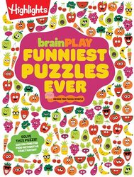 Brainplay Funniest Puzzles Ever by Highlights-Paperback