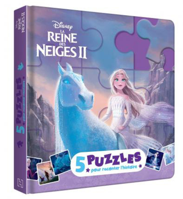La Reine des Neiges II: 5 puzzles pour raconter lhistoire, Hardcover Book, By: Disney