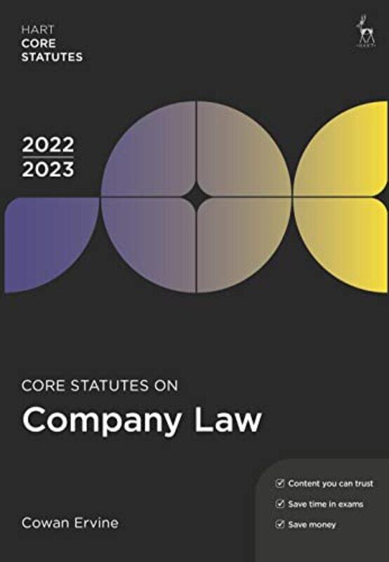 

Core Statutes on Company Law 202223 by Cowan Ervine-Paperback