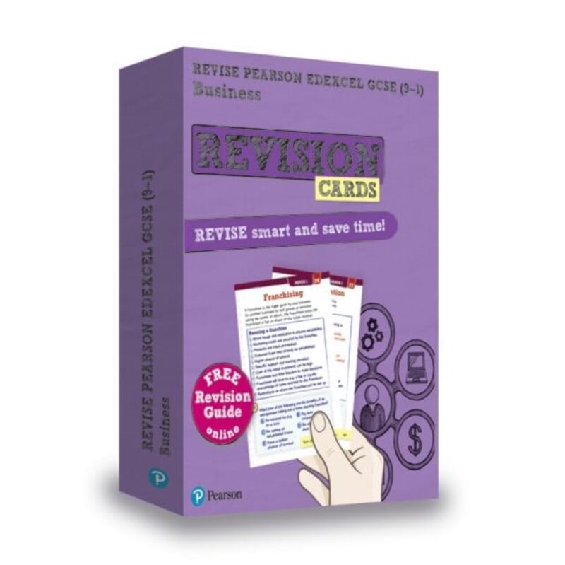 Revise Pearson Edexcel GCSE 91 Business Revision Cards includes free online edition of revision  Paperback