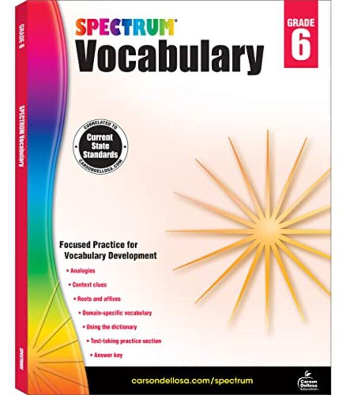 

Spectrum Vocabulary Grade 6 by Spectrum-Paperback