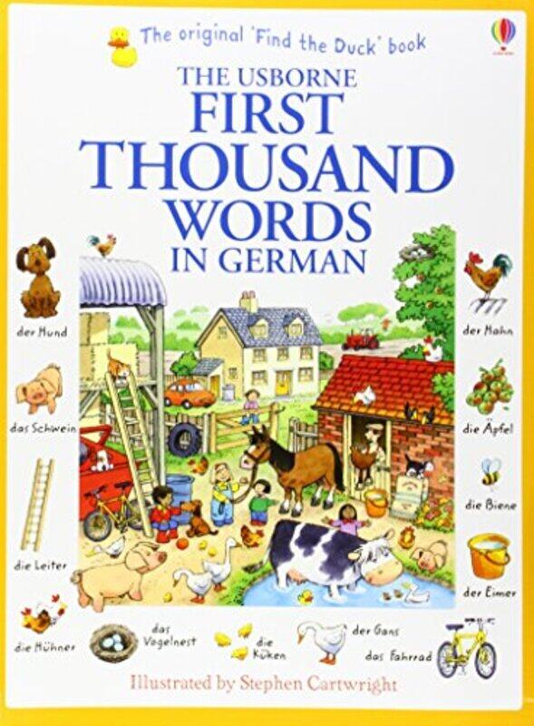 

First Thousand Words in German, Paperback Book, By: Heather Amery