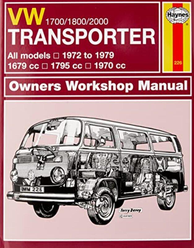 

VW Transporter 1700 1800 and 2000 72 79 Haynes Repair Manual by Haynes Publishing-Paperback