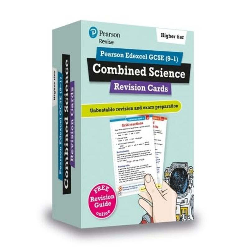 Revise Edexcel Gcse 91 Combined Science Higher Revision Cards With Free Online Revision Guide  Paperback