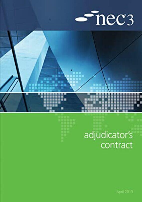 

NEC3 Adjudicators Contract AC by NEC-Paperback