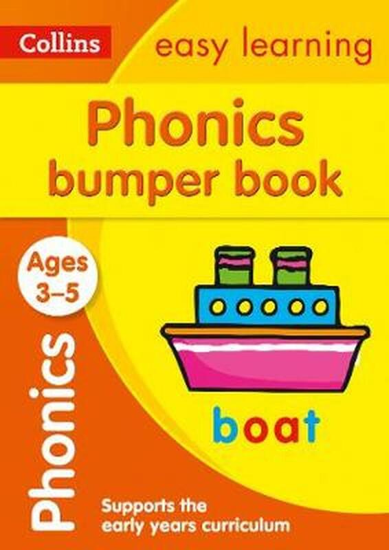 Phonics Bumper Book Ages 3-5: Prepare for Preschool with Easy Home Learning, Paperback Book, By: Collins Easy Learning