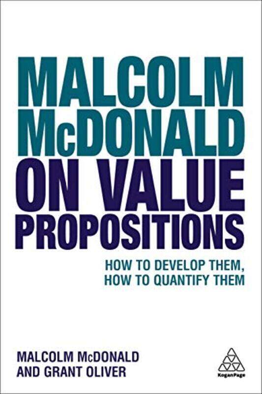 

Malcolm Mcdonald On Value Proposi,Paperback by Malcolm McDonald