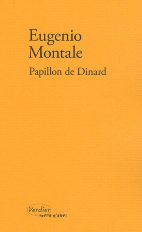 

Papillon de Dinard, Paperback Book, By: Eugenio Montale