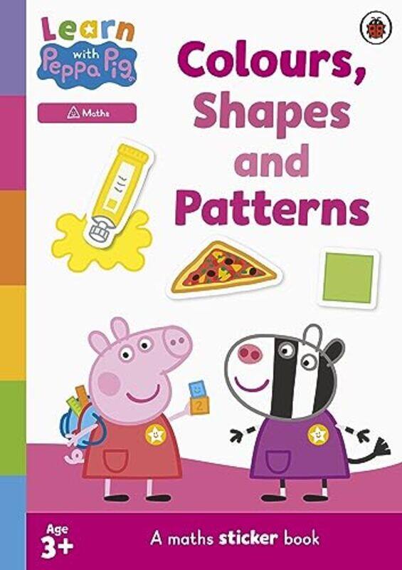 

Learn with Peppa Colours Shapes and Patterns sticker activity book by Peppa Pig-Paperback