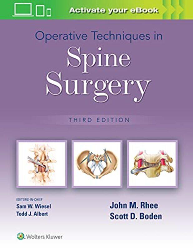 

Operative Techniques in Spine Surgery by John RheeDr Scott D, MD Boden-Hardcover