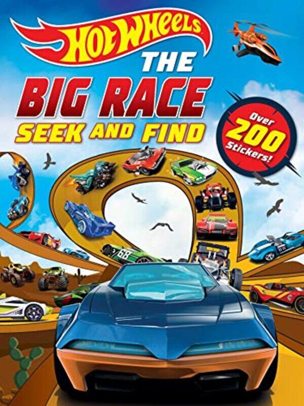 

Hot Wheels The Big Race Seek And Find By Mattel Paperback