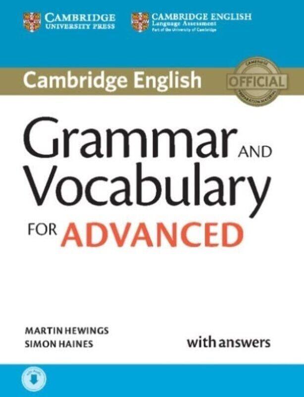 

Grammar And Vocabulary For Advanced Book With Answers And Audio Selfstudy Grammar Reference And Pr By Hewings, Martin (University of Birmingham) - Hai