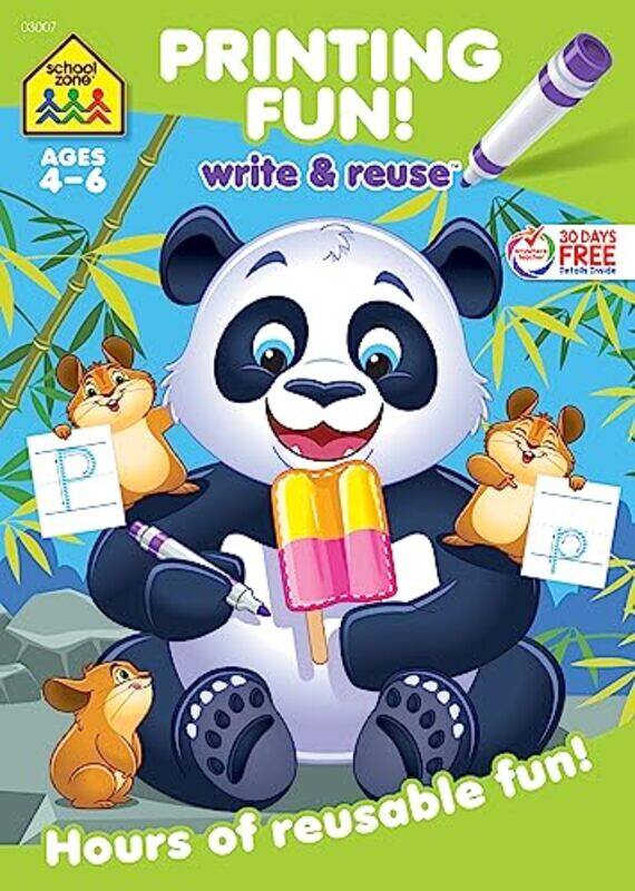 

Printing Fun Write And Reuse Workbk By Prek-Grk - Paperback