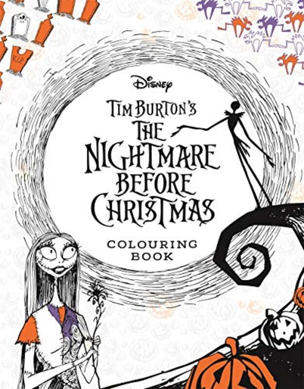 

Disney Tim Burtons The Nightmare Before Christmas Colouring Book by Walt Disney-Paperback