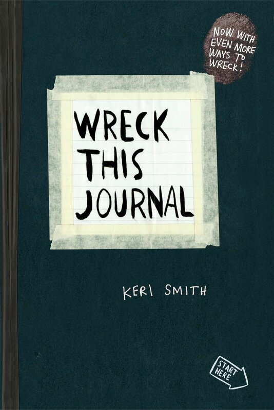 Wreck This Journal (Black): To Create is to Destroy, Hardcover Book, By: Keri Smith