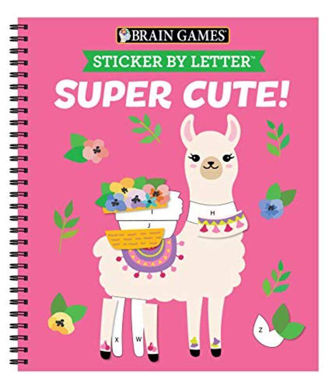 

Brain Games Sticker By Letter Super Cute By Publications International Ltd - Brain Games - New Seasons - Paperback