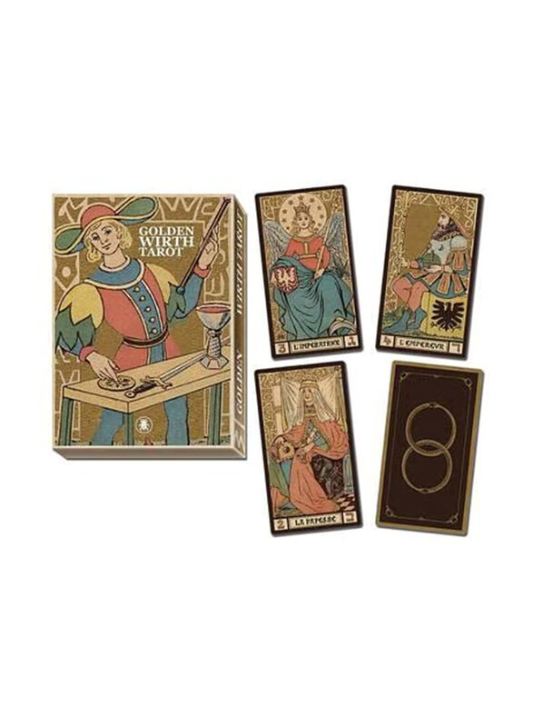 

Golden Tarot of Wirth Grand Trumps, Flash Cards, By: Lo Scarabeo
