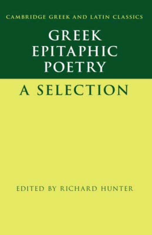 

Greek Epitaphic Poetry by CiceroSallustHans H rberg-Paperback