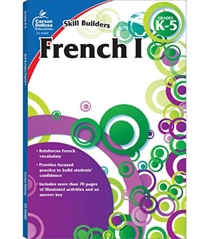 French I, Grades K - 5,Paperback,By:Carson-Dellosa Publishing