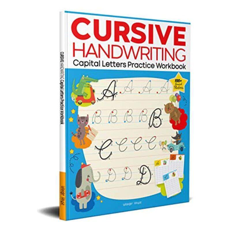 

Cursive Handwriting - Capital Letters: Practice Workbook For Children,Paperback,By:Wonder House Books