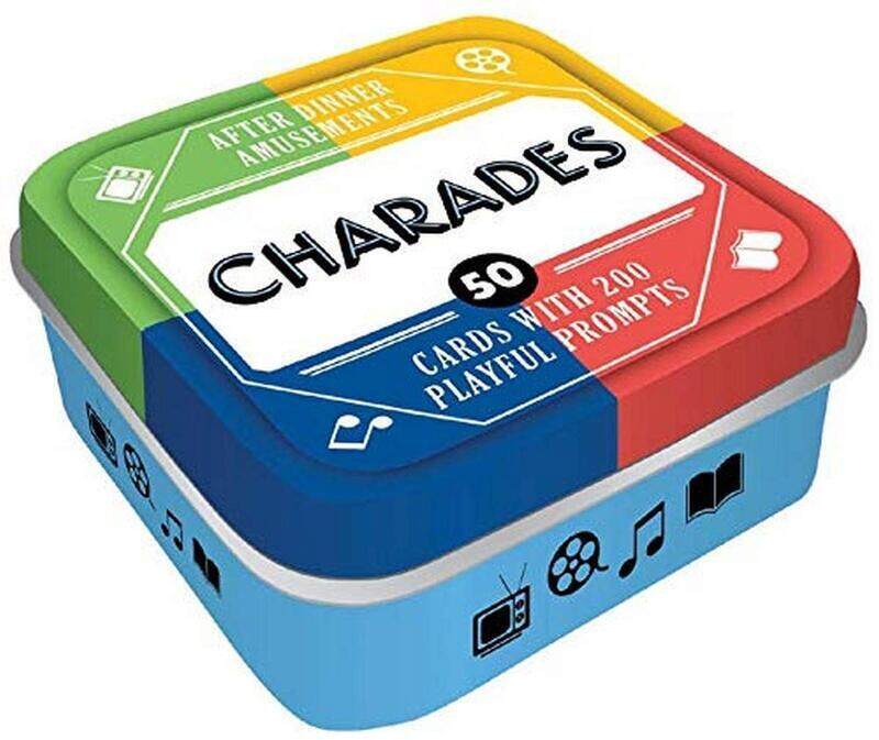 

After Dinner Amusements: Charades: 50 Cards with 200 Playful Prompts, Hardcover Book, By: Chronicle Books