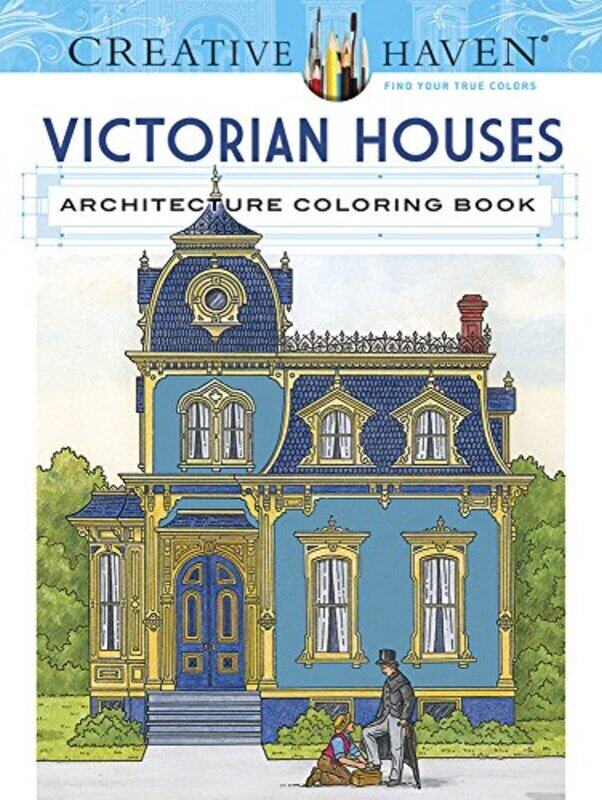 

Creative Haven Victorian Houses Architecture Coloring Book , Paperback by Smith, A. G.