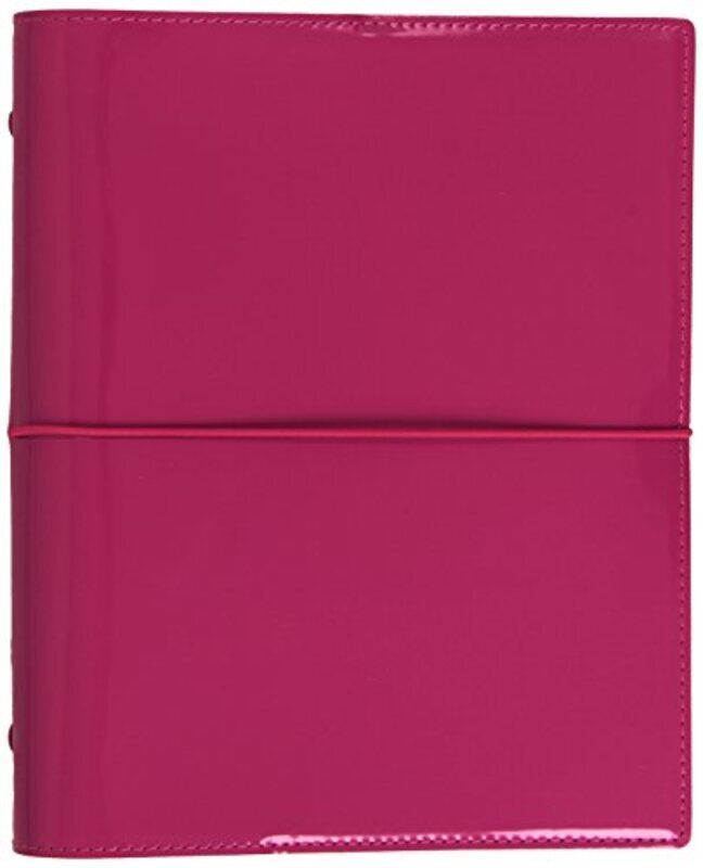 Filofax A5 Domino Patent Hot Pink Organiser  - Paperback