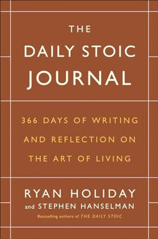 

Daily Stoic Journal by Ryan HolidayStephen Hanselman-Hardcover