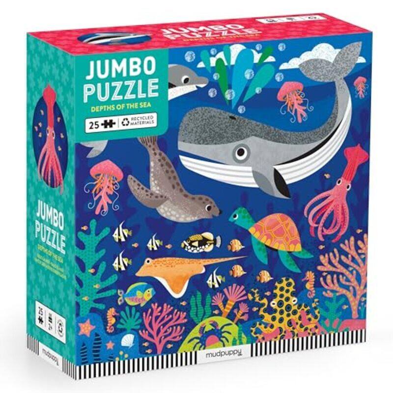 

Depths Of The Sea Jumbo Puzzle By Mudpuppy, Natalie Marshall - Paperback