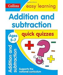 Addition & Subtraction Quick Quizzes Ages 5-7: Ideal for Home Learning, Paperback Book, By: Collins Easy Learning