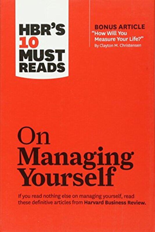 

Hbrs 10 Must Reads On Managing Yourself By Harvard Business Rev...Paperback