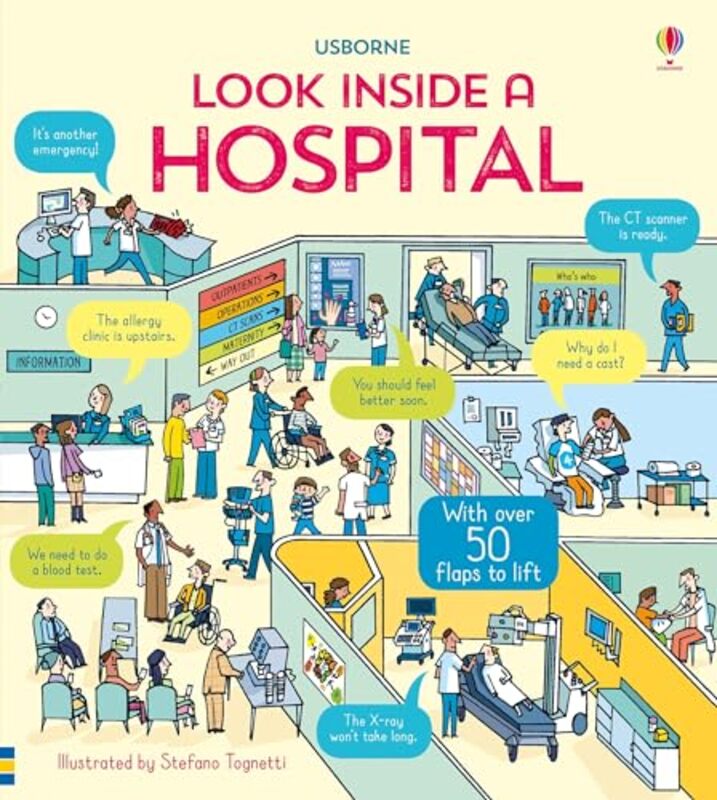 Look Inside A Hospital By Daynes, Katie - Fritz, Dr Zoe - Tognetti, Stefano -Paperback