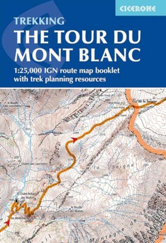 

Tour du Mont Blanc Map Booklet by Kev ReynoldsLesley WilliamsJonathan Williams-Paperback