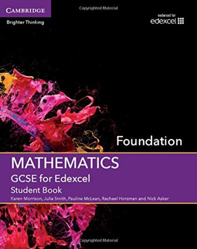 

GCSE Mathematics for Edexcel Foundation Student Book