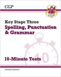 New KS3 Spelling, Punctuation and Grammar 10-Minute Tests (includes answers).paperback,By :Books, CGP - Books, CGP