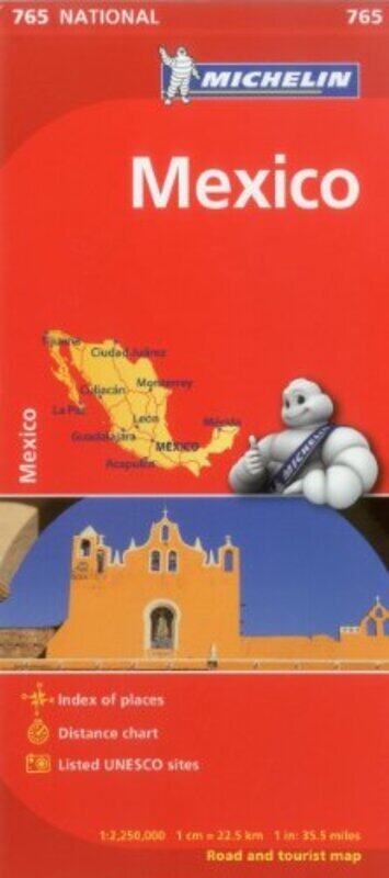 

Mexico Michelin National Map 765 by Michelin Paperback