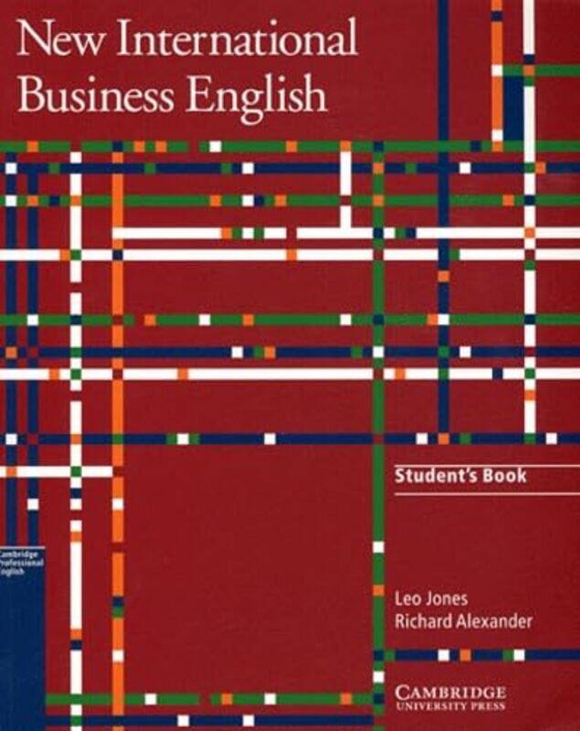 

New International Business English Students Book by Leo JonesRichard Alexander-Paperback