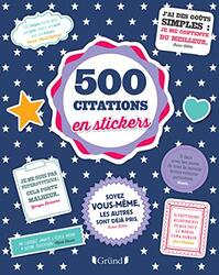 500 stickers Citations,Paperback,By:Sonia FEERTCHAK