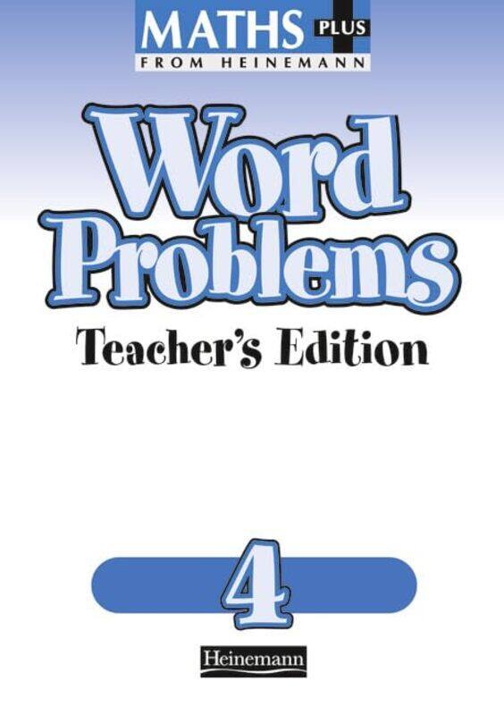 

Maths Plus Word Problems 4 Teachers Book -Paperback